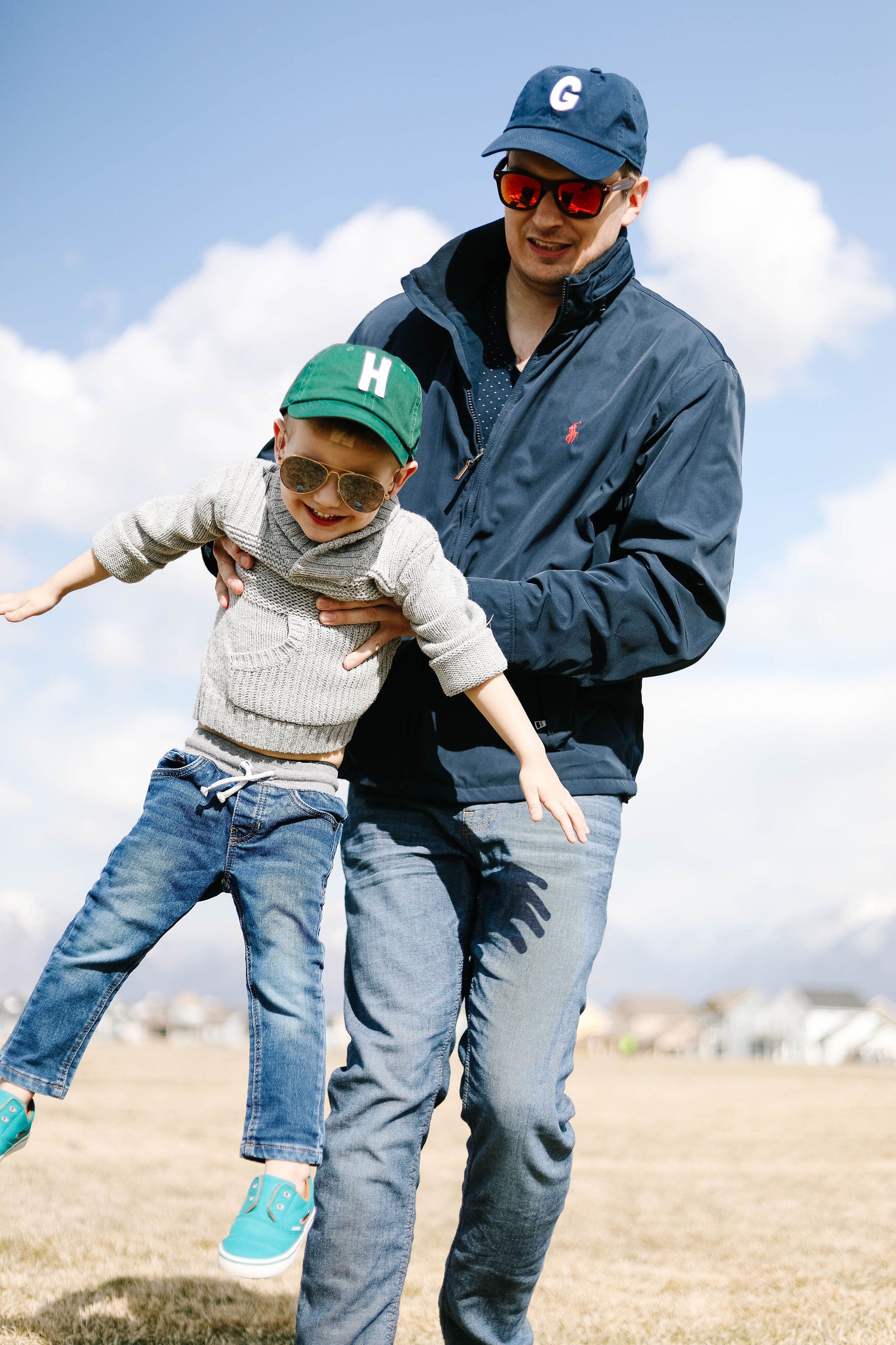 Hunter Green Letter Baseball Hat
