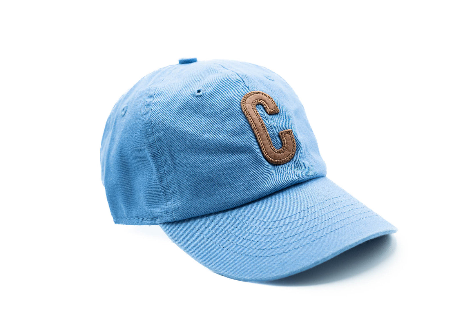 Cornflower Blue Hat + Textured Letter
