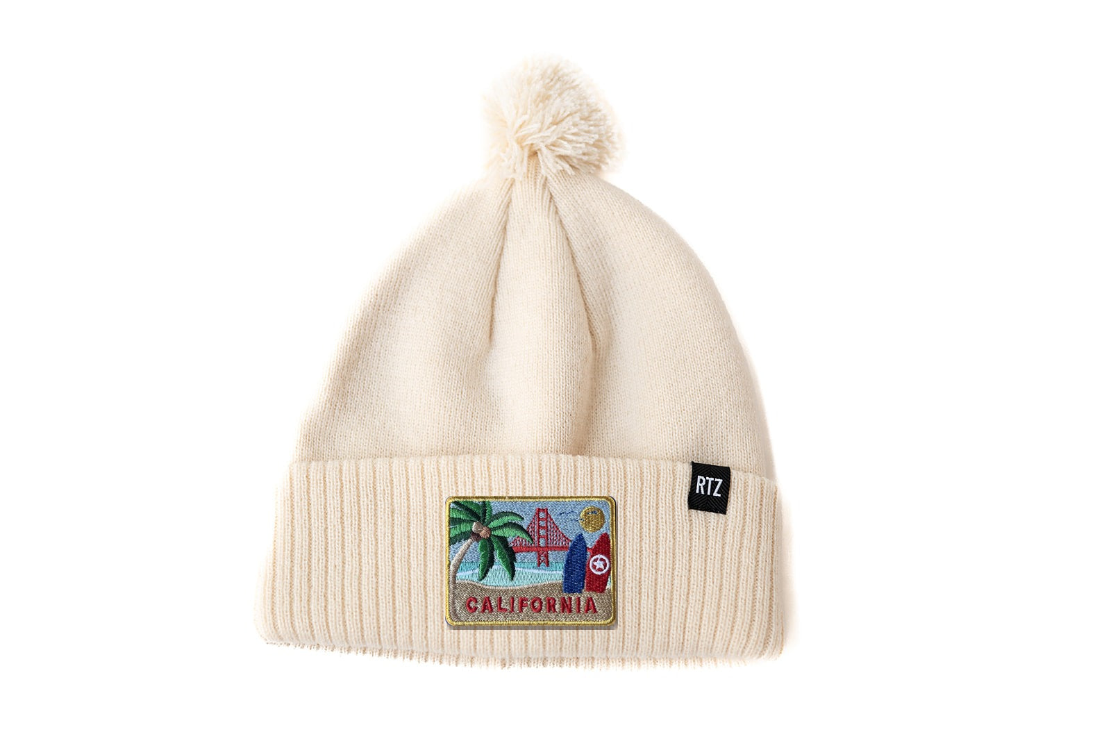 California Pom Pom Hat
