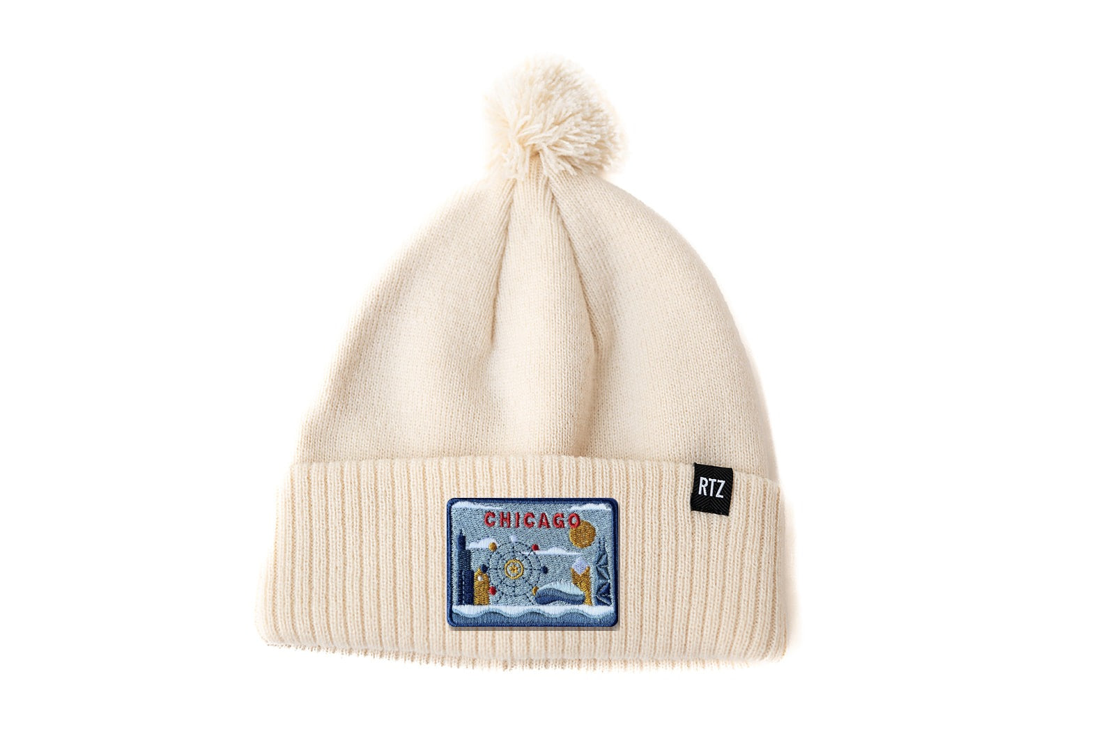Chicago Pom Pom Hat