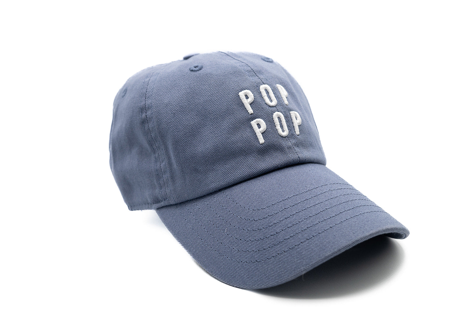 Dusty Blue Pop Pop Hat