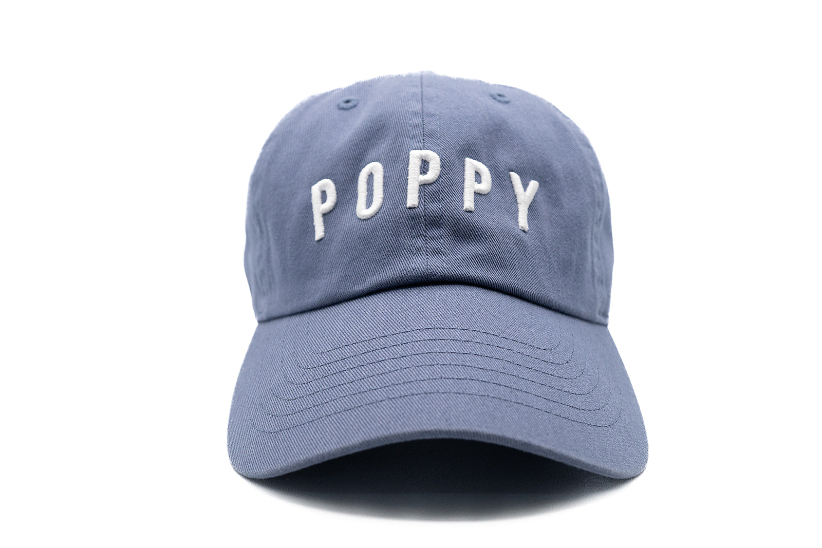 Dusty Blue Poppy Hat