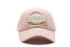Dusty Rose Athletic Hat + Terry Cheer Patch