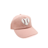 Baseball Heart Patch Baseball Hat