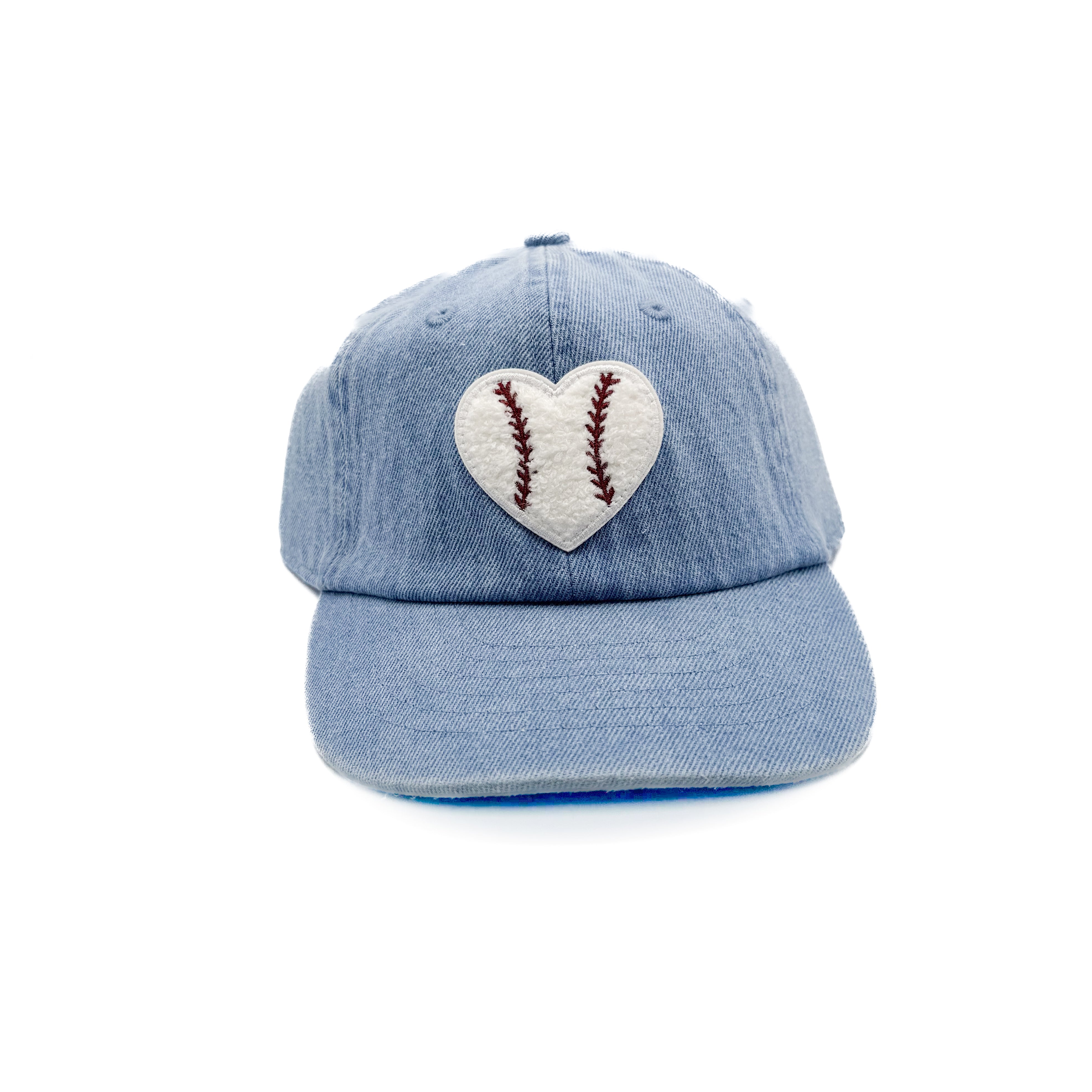 Baseball Heart Patch Baseball Hat
