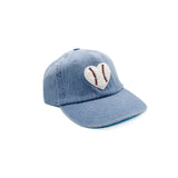 Baseball Heart Patch Baseball Hat