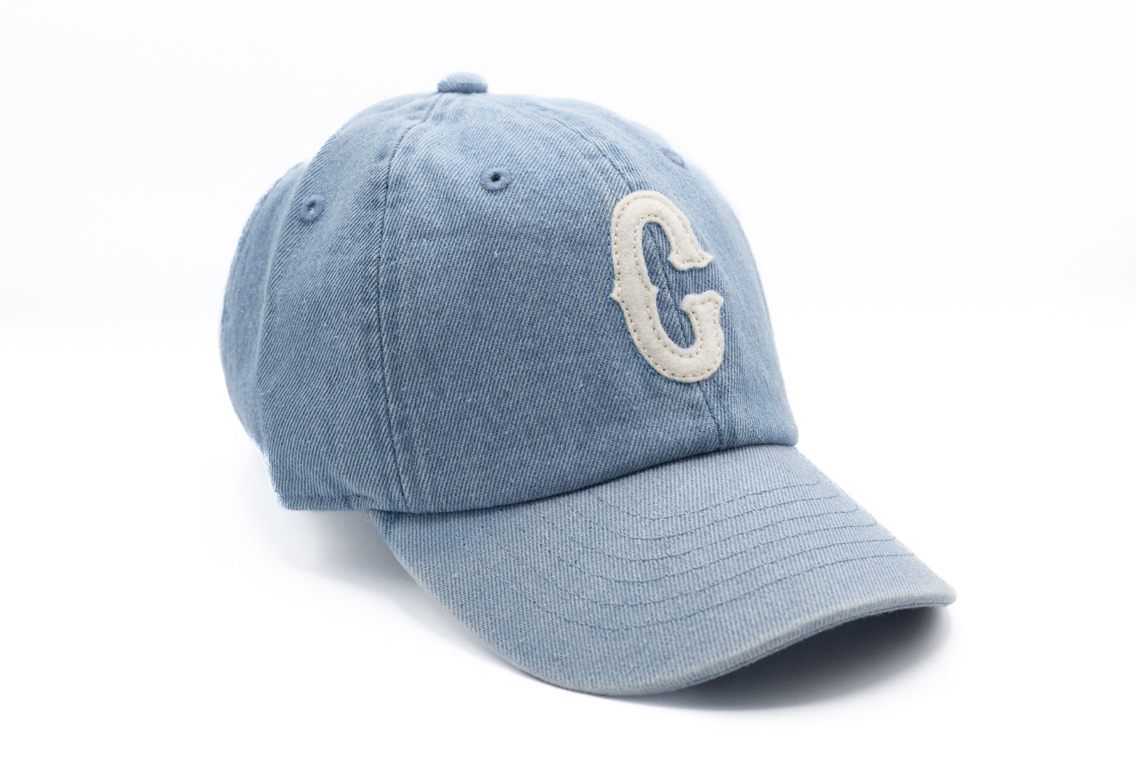 Denim Felt Letter Baseball Hat