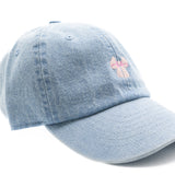 Tiny Pink Bow Baseball Hat