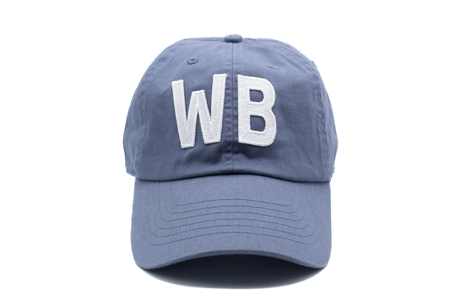 Dusty Blue Double Letter Hat