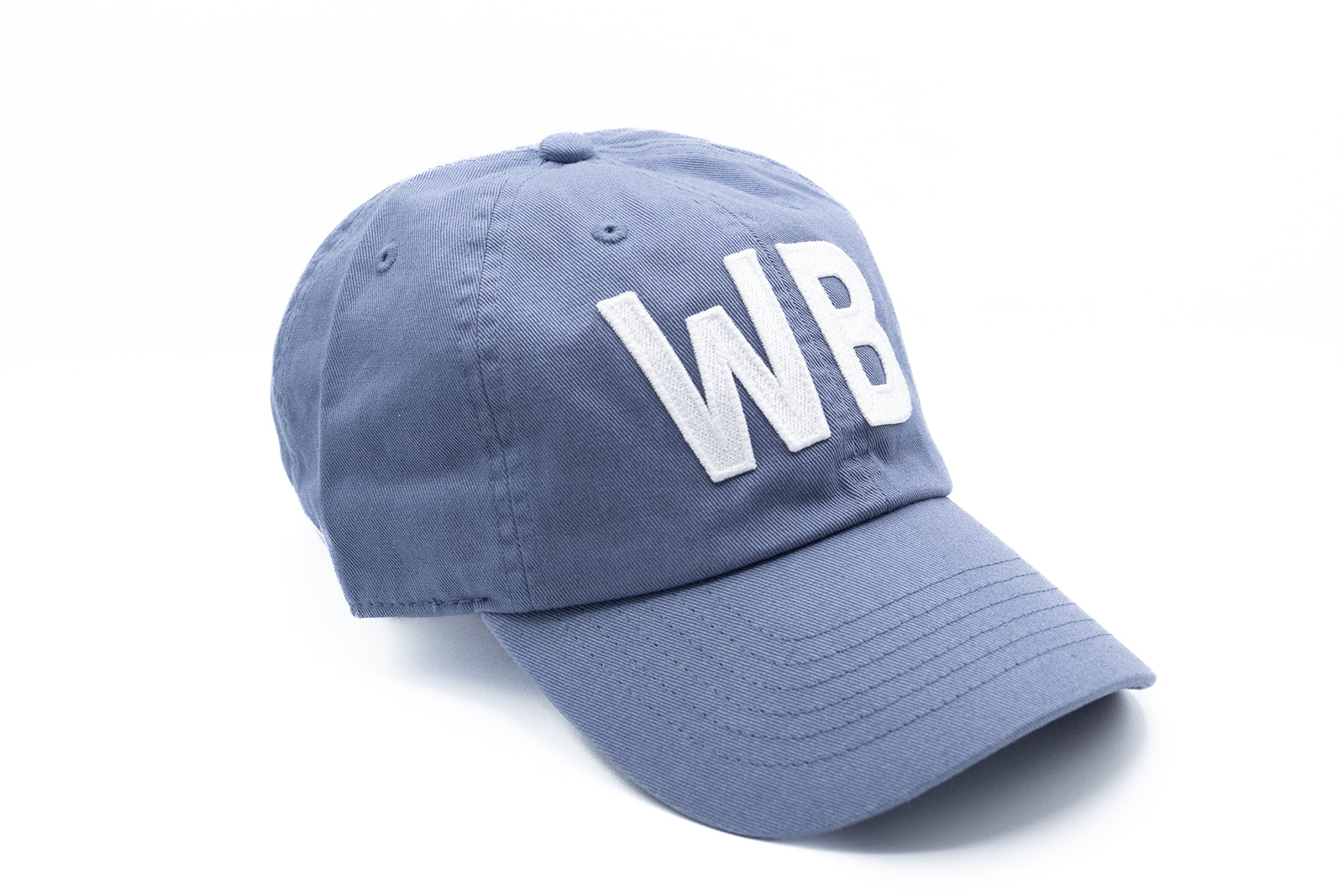 Dusty Blue Double Letter Hat