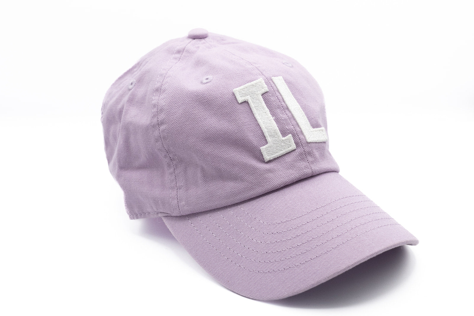 Lilac Double Letter Hat