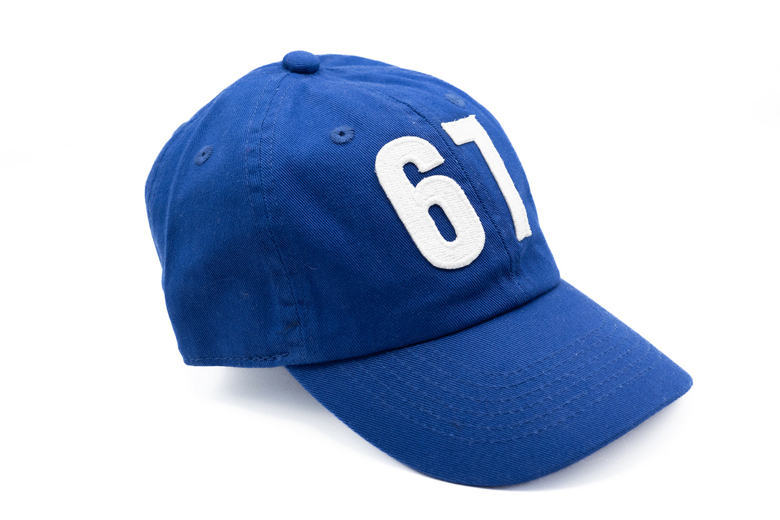 Royal Blue Double Number Hat