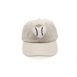Baseball Heart Patch Baseball Hat