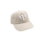 Baseball Heart Patch Baseball Hat