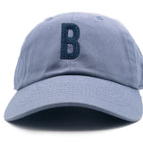 Blue Terry Letter Patch Baseball Hat