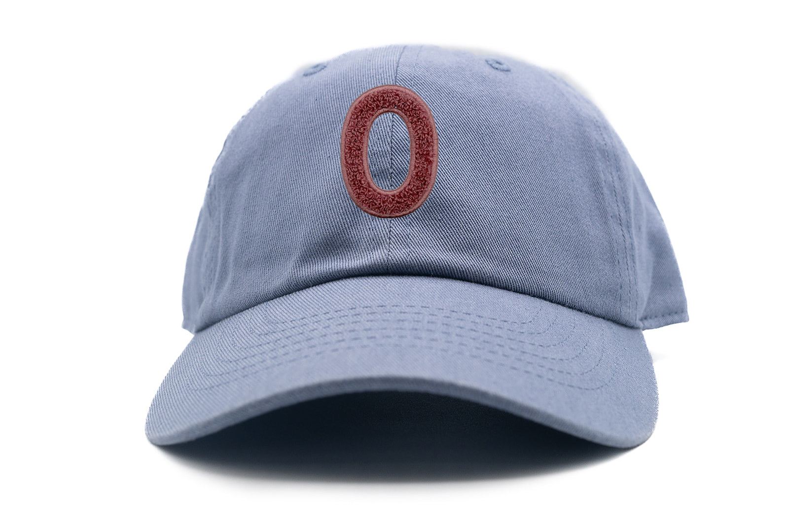 Blush Terry Letter Patch Baseball Hat