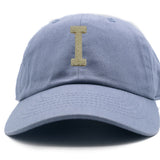 Cream Terry Letter Patch Baseball Hat