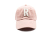 Dusty Rose Hat + White Terry Letter