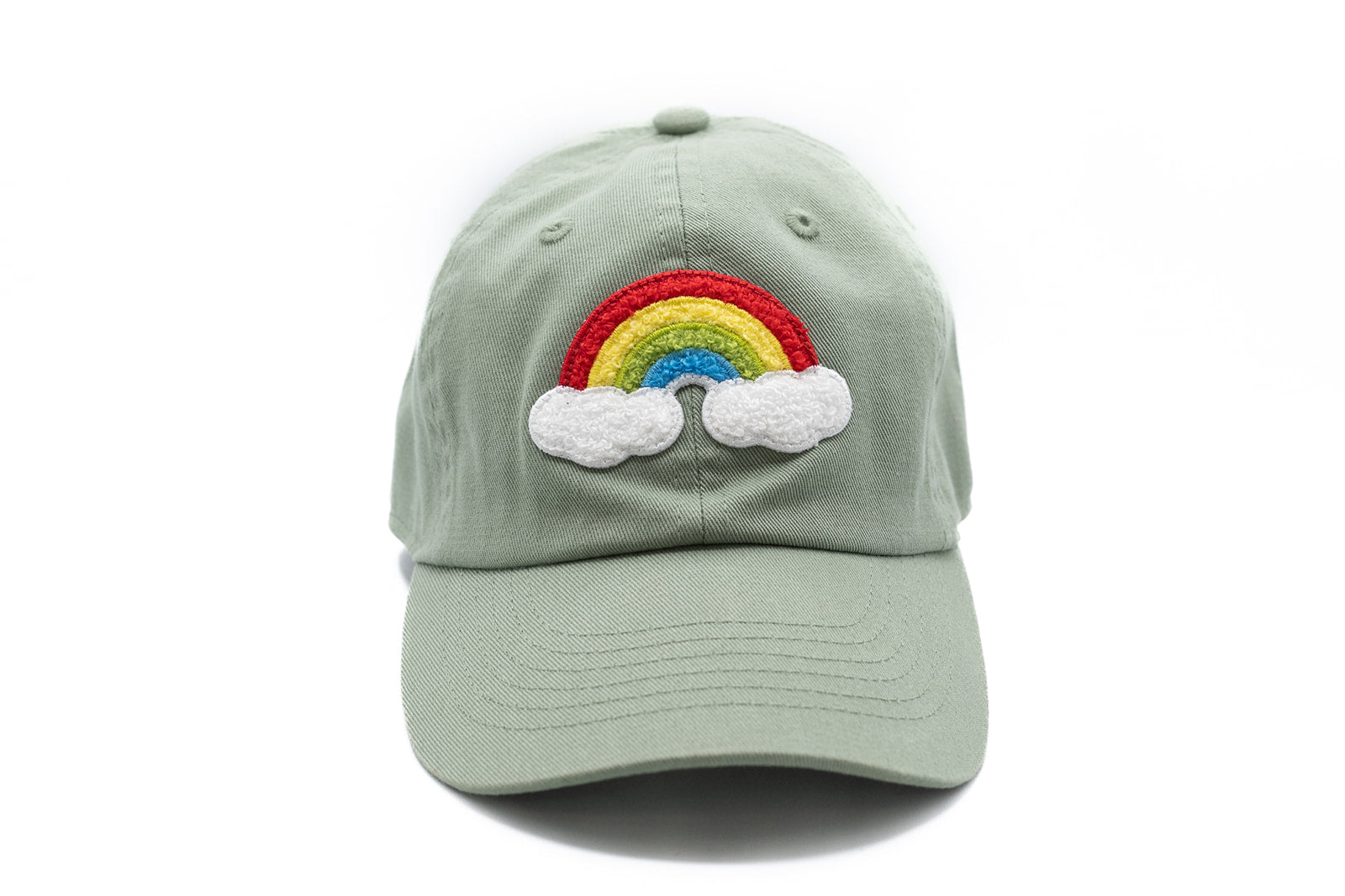 Dusty Sage Terry Rainbow Hat