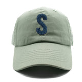 Blue Terry Letter Patch Baseball Hat