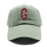 Blush Terry Letter Patch Baseball Hat