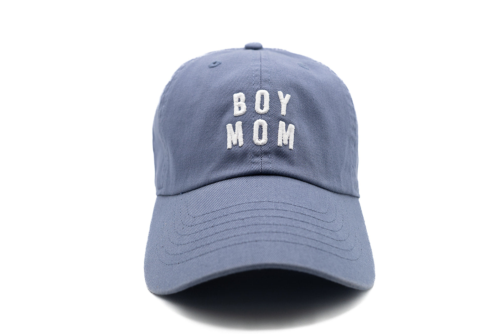 Dusty Blue Boy Mom Hat