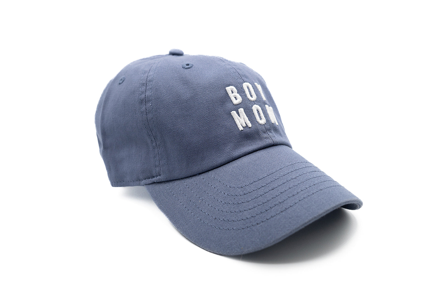 Dusty Blue Boy Mom Hat
