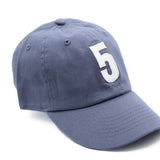 Dusty Blue Number Baseball Hat