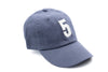 Dusty Blue Number Baseball Hat