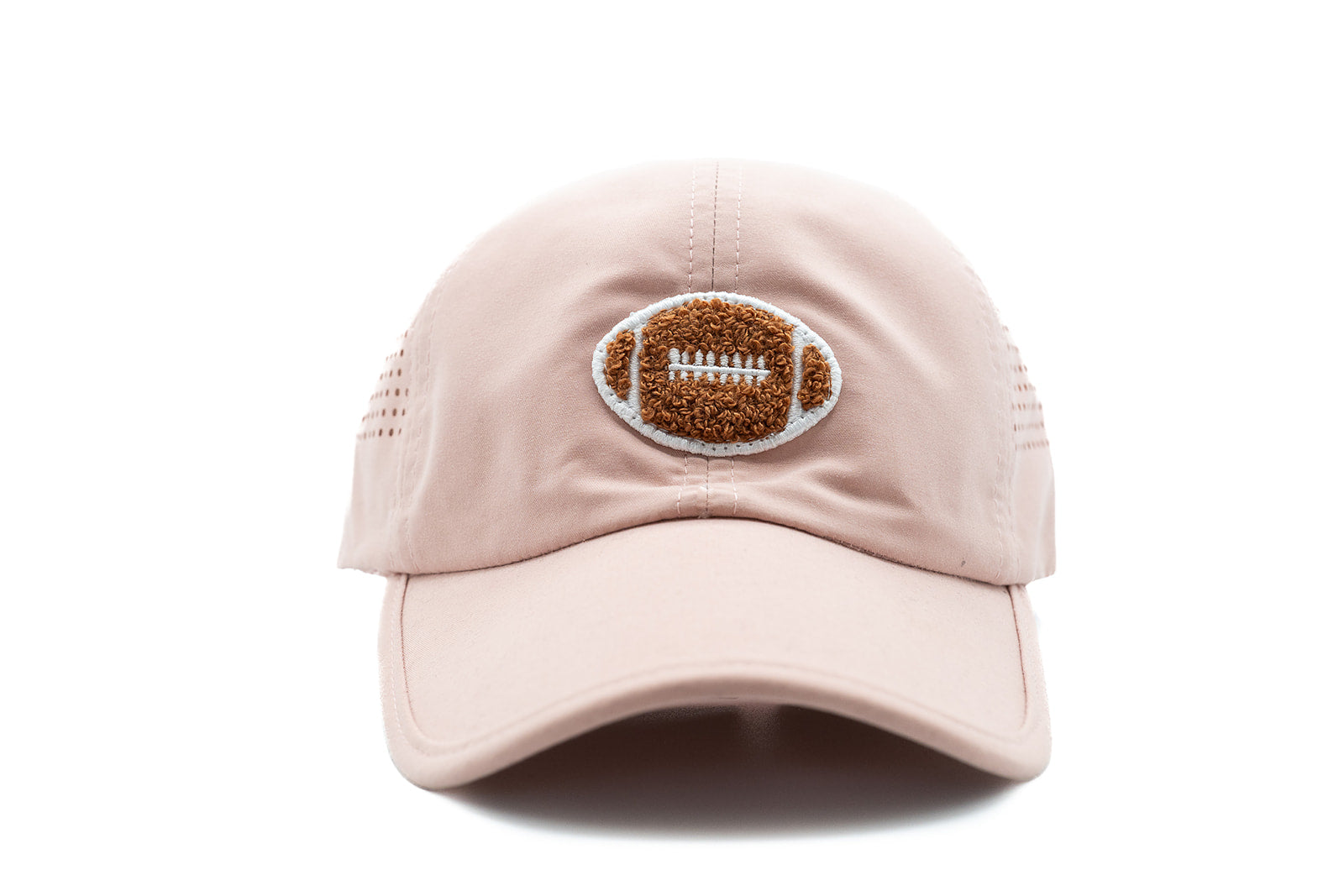 Dusty Rose Athletic Hat + Terry Football