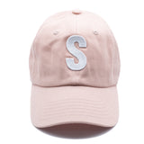 Dusty Rose Letter Baseball Hat