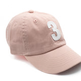 Dusty Rose Number Baseball Hat