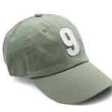 Dusty Sage Number Baseball Hat