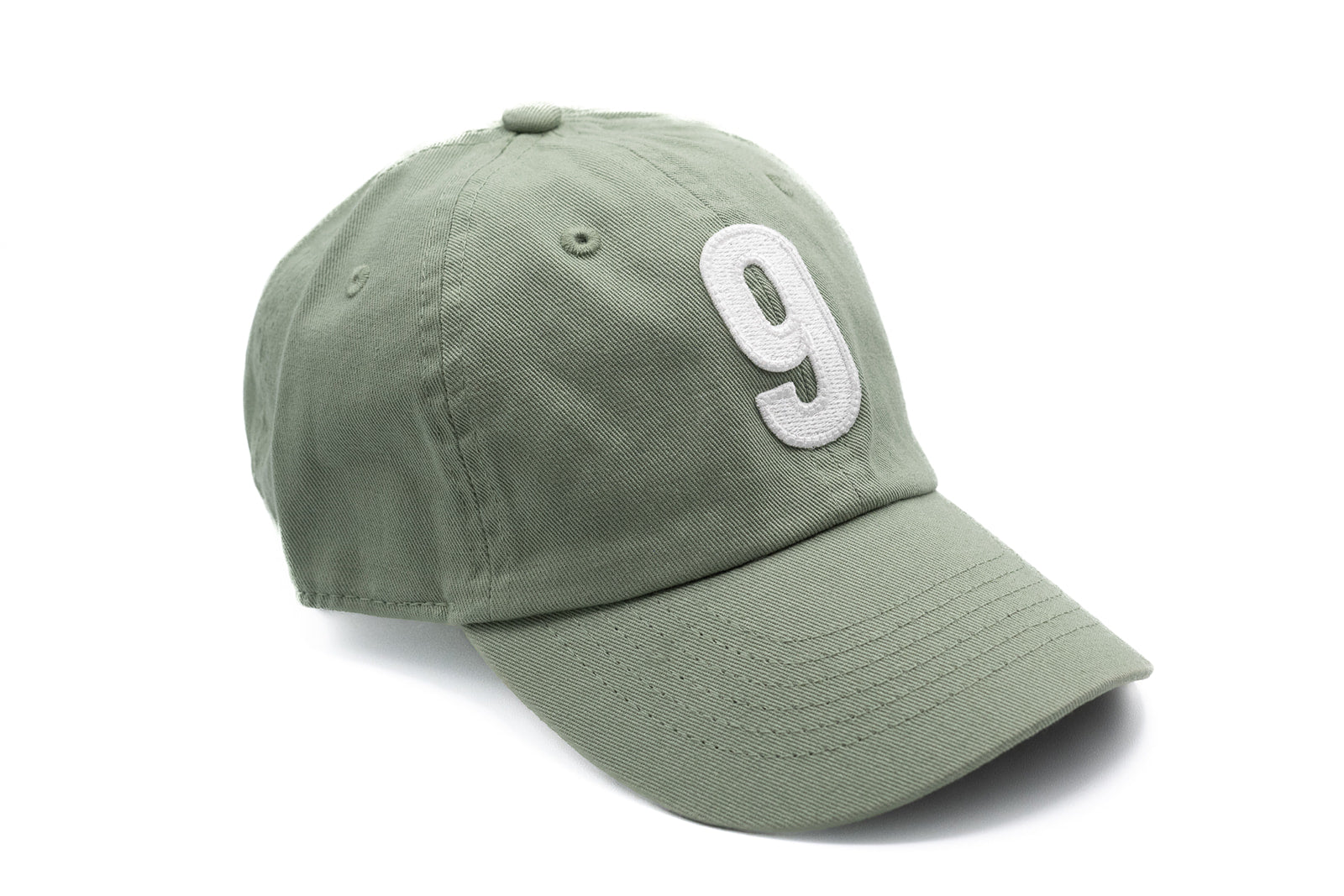 Dusty Sage Number Baseball Hat