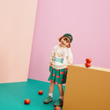 RTZ x Hanna Andersson Hunter Green Tomato Hat