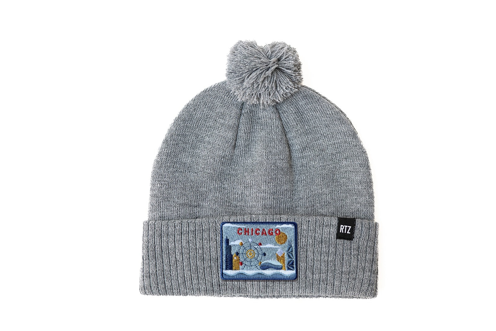 Chicago Pom Pom Hat