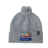 Michigan Pom Pom Hat