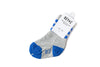 Heather Grey &amp; Blue Stripe Socks
