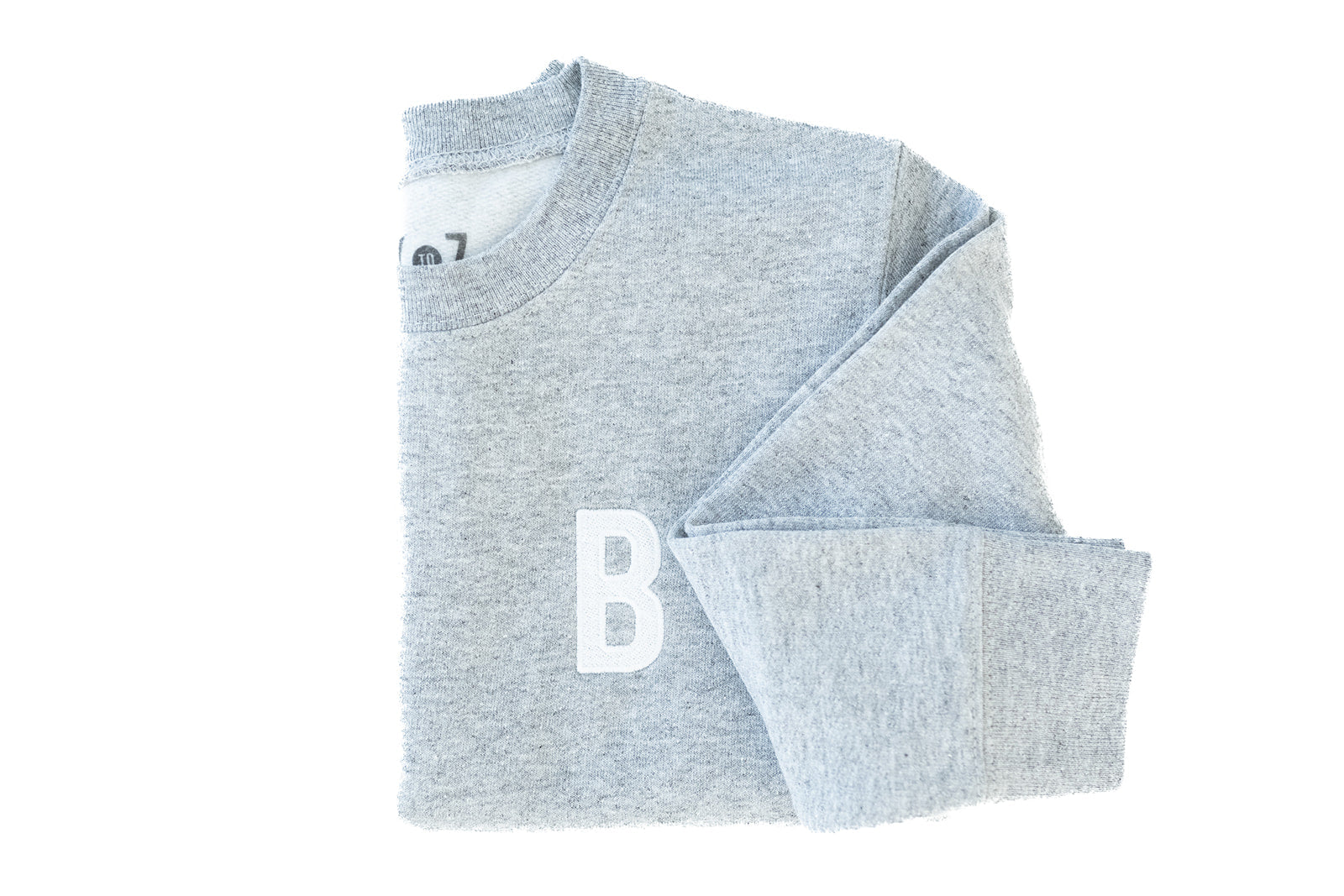 Sample sale - Heather Grey Letter Sweatshirt - Letter T - Size 3T