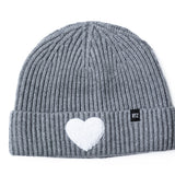 Terry Heart Patch Beanie
