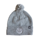 Smiley Pom Pom Hat
