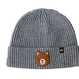 Teddy Bear Patch Beanie