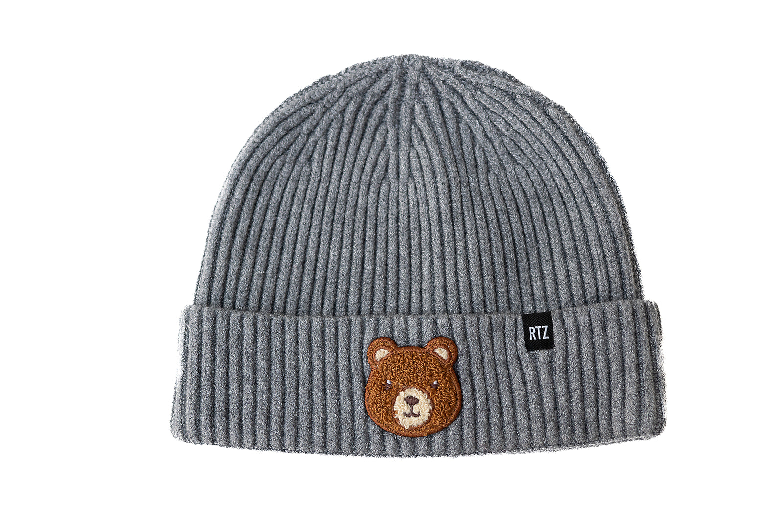 Heather Grey Terry Teddy Beanie
