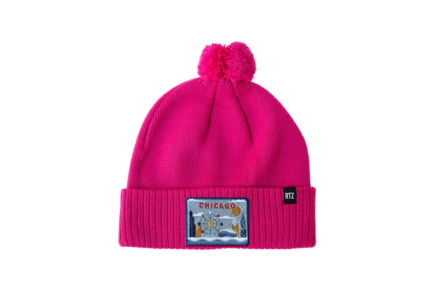 Chicago Pom Pom Hat