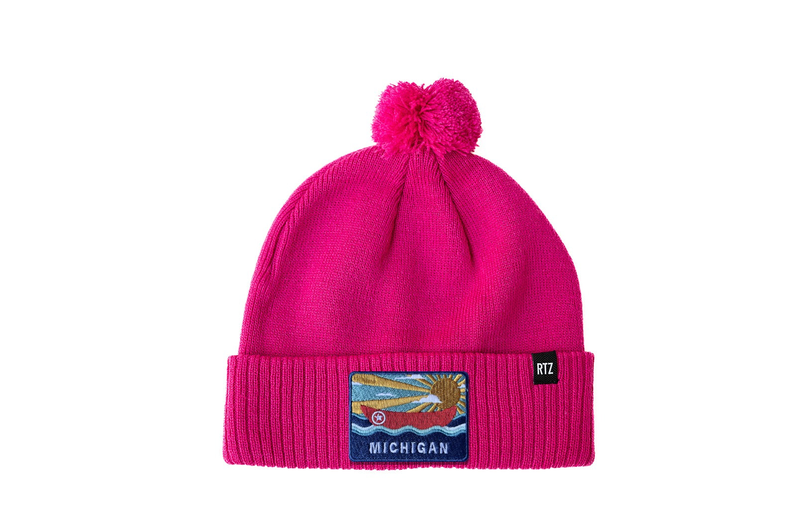 Michigan Pom Pom Hat