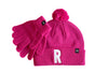 Hot Pink Pom Pom Hat