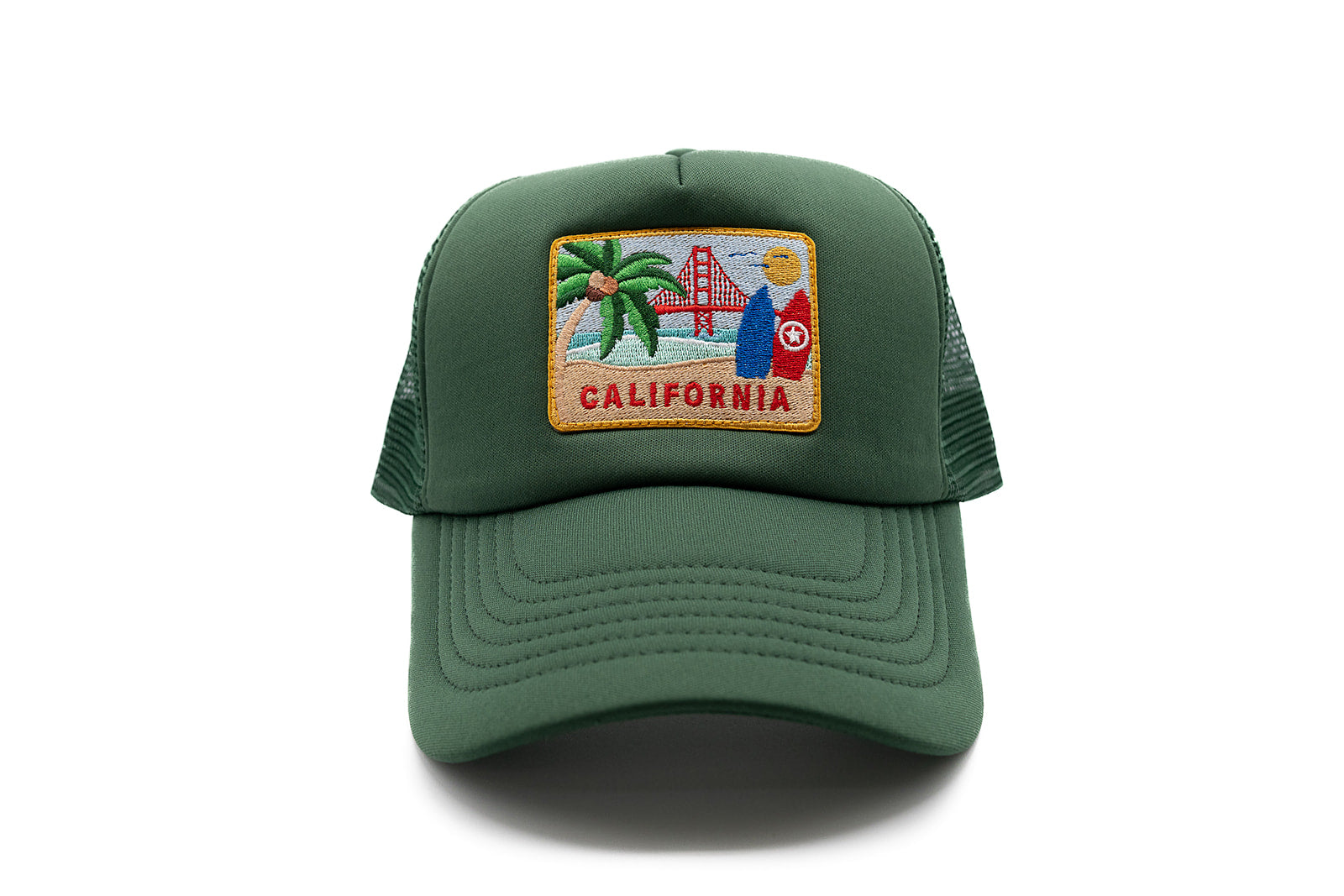 California Postcard Foam Trucker Hat