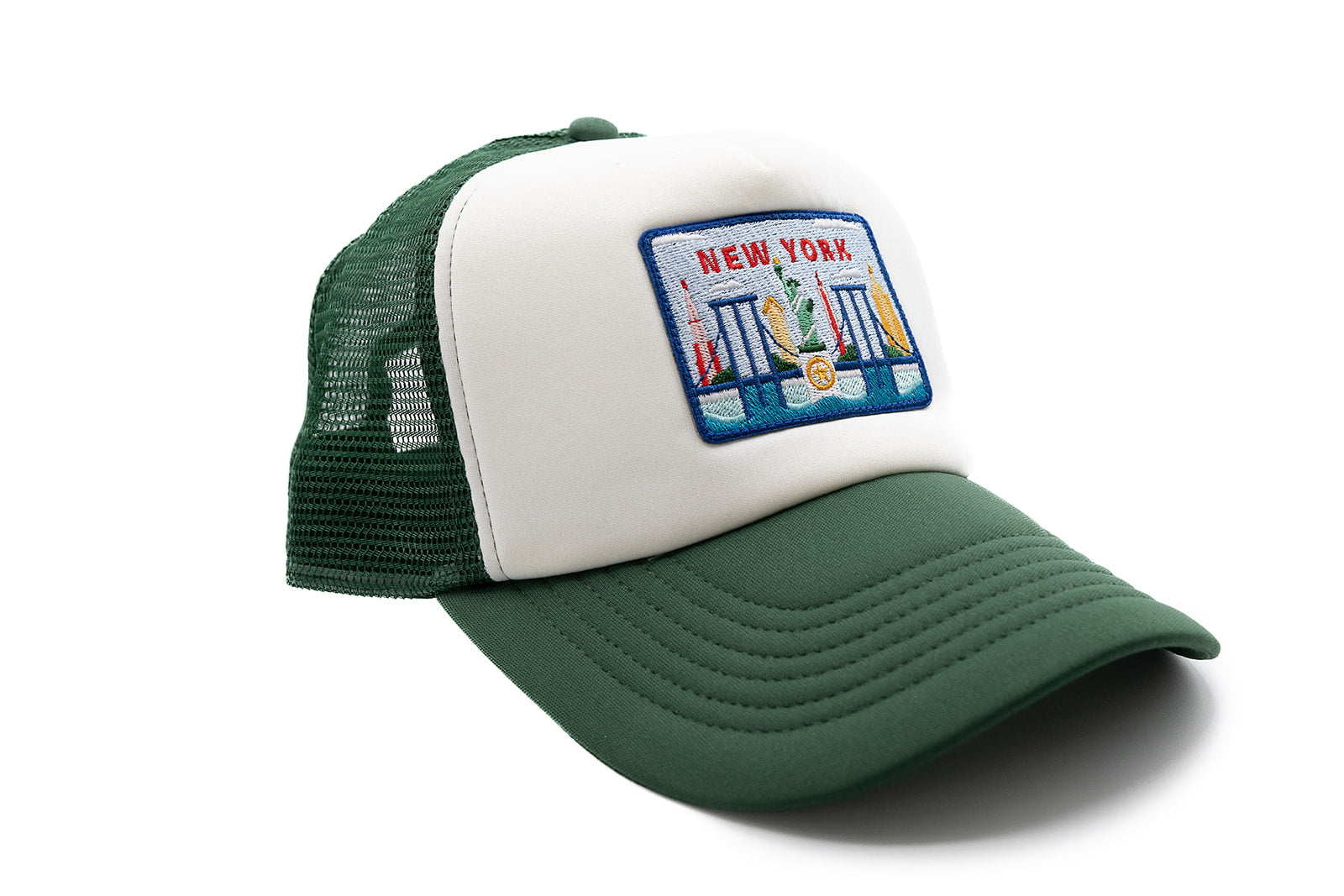 New York Postcard Foam Trucker Hat