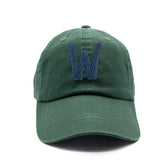 Blue Terry Letter Patch Baseball Hat