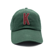 Blush Terry Letter Patch Baseball Hat